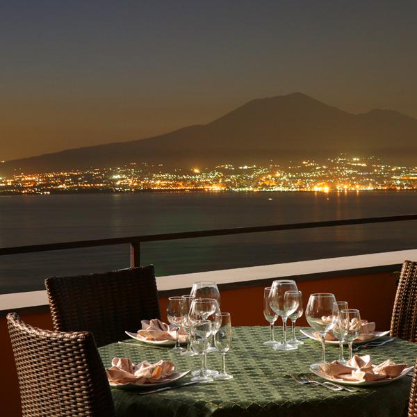 La Panoramica Hotel Castellammare di Stabia Restoran gambar